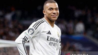 Mbappe pakai nomor punggung 10 dalam area Real Madrid musim depan