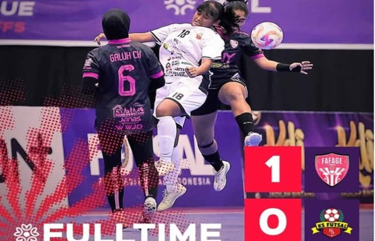 Hasil Turnamen Futsal Profesional Putri 2025: Fafage Femeni Tekuk Karmila Sari Futsal satu-nol