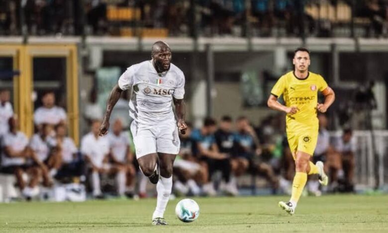 kelompok tim Napoli umumkan Romelu Lukaku alami cedera paha, berpotensi dioperasi