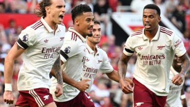 Gol tunggal Calafiori antar Arsenal tekuk Manchester United