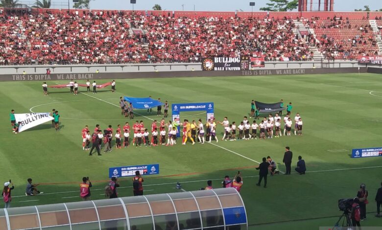 Bali United bermain imbang 1-1 lawan Persik Kediri