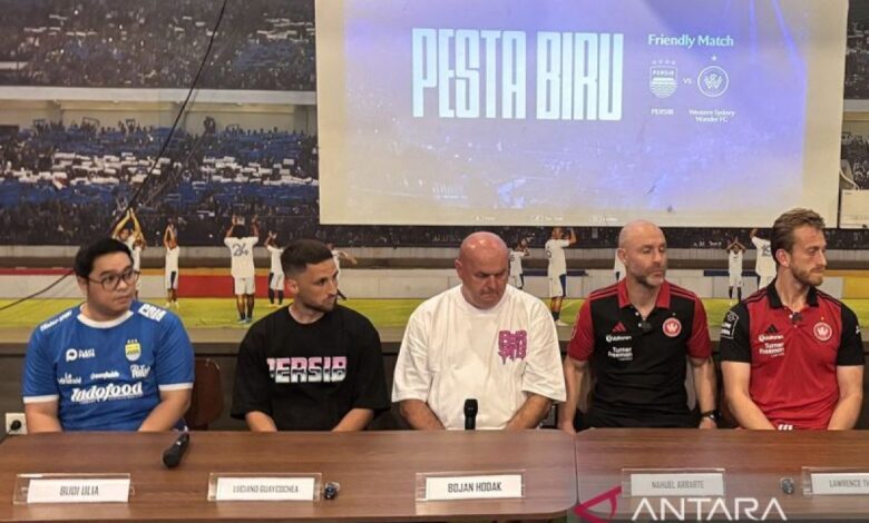Persib peringkat laga persahabatan melawan klub jikalau Australia pada GBLA