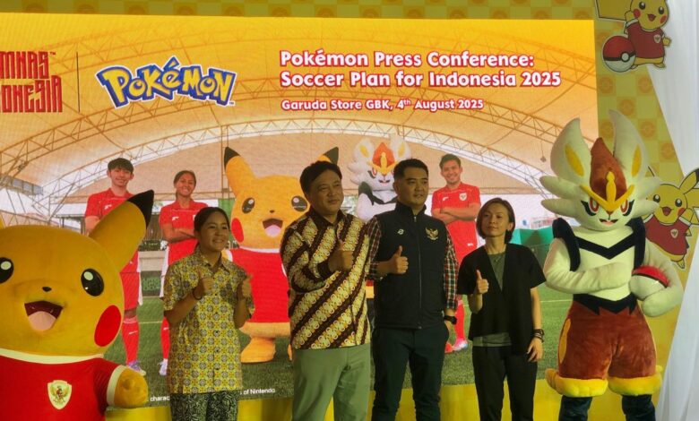 Pokemon hadirkan kolaborasi spesial untuk laga timnas U-23 Indonesia