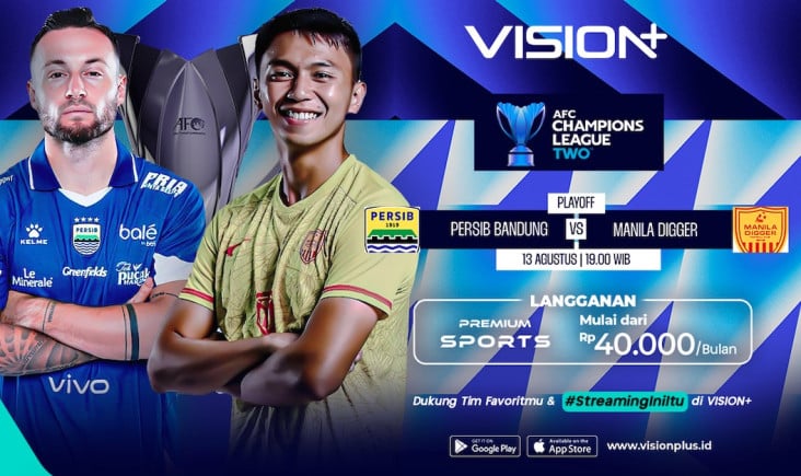 Cara Nonton Streaming, Jadwal, kemudian Link Persib vs Manila Digger FC di tempat area Playoff AFC Champions League Two