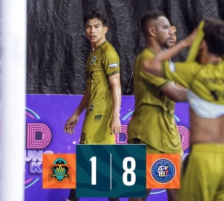 Hasil Kejuaraan Futsal Nusantara 2025: AFK Teluk Bintuni Bantai Futsal Mbak Adjeng 8-1