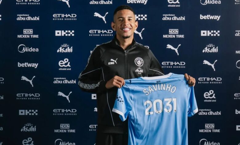 Manchester City perpanjang kontrak Savinho hingga 2031