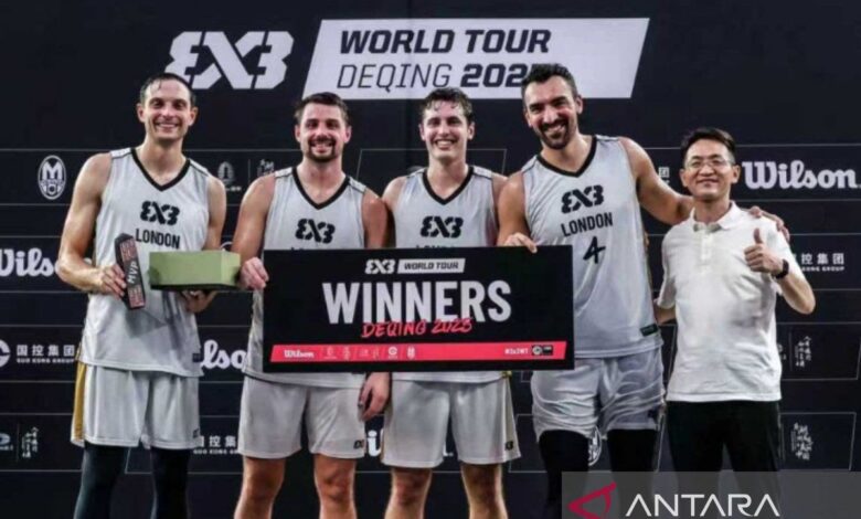 London juara FIBA 3×3 World Tour Deqing 2025
