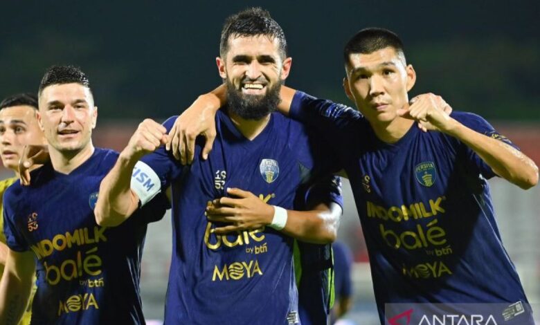 Persita Tangerang naik ke sikap dua usai empat kemenangan beruntun