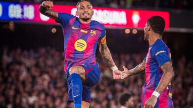 Dua gol Raphinha amankan kemenangan Barcelona menghadapi Osasuna