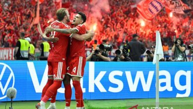 Harry Kane hattrick, Bayern Muenchen juara Piala Jerman 2025/2026