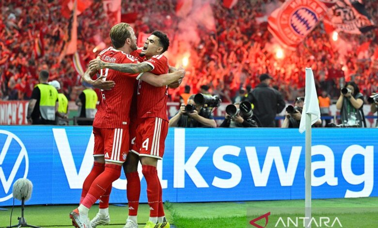 Harry Kane hattrick, Bayern Muenchen juara Piala Jerman 2025/2026